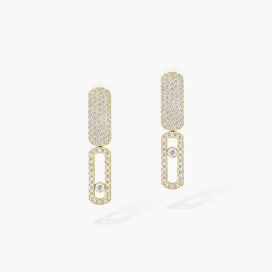 [Dawnora Jewelry]Imperial Move SM Diamond Earrings