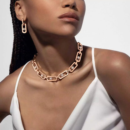 [Dawnora Jewelry] So Move XL Diamond Hoop Earring