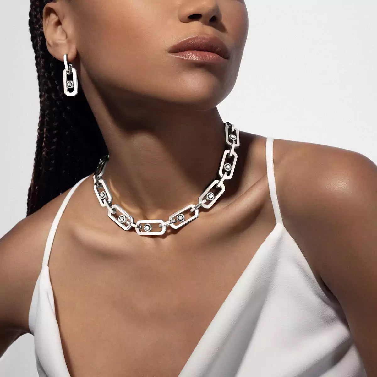 [Dawnora Jewelry] So Move XL Diamond Hoop Earring