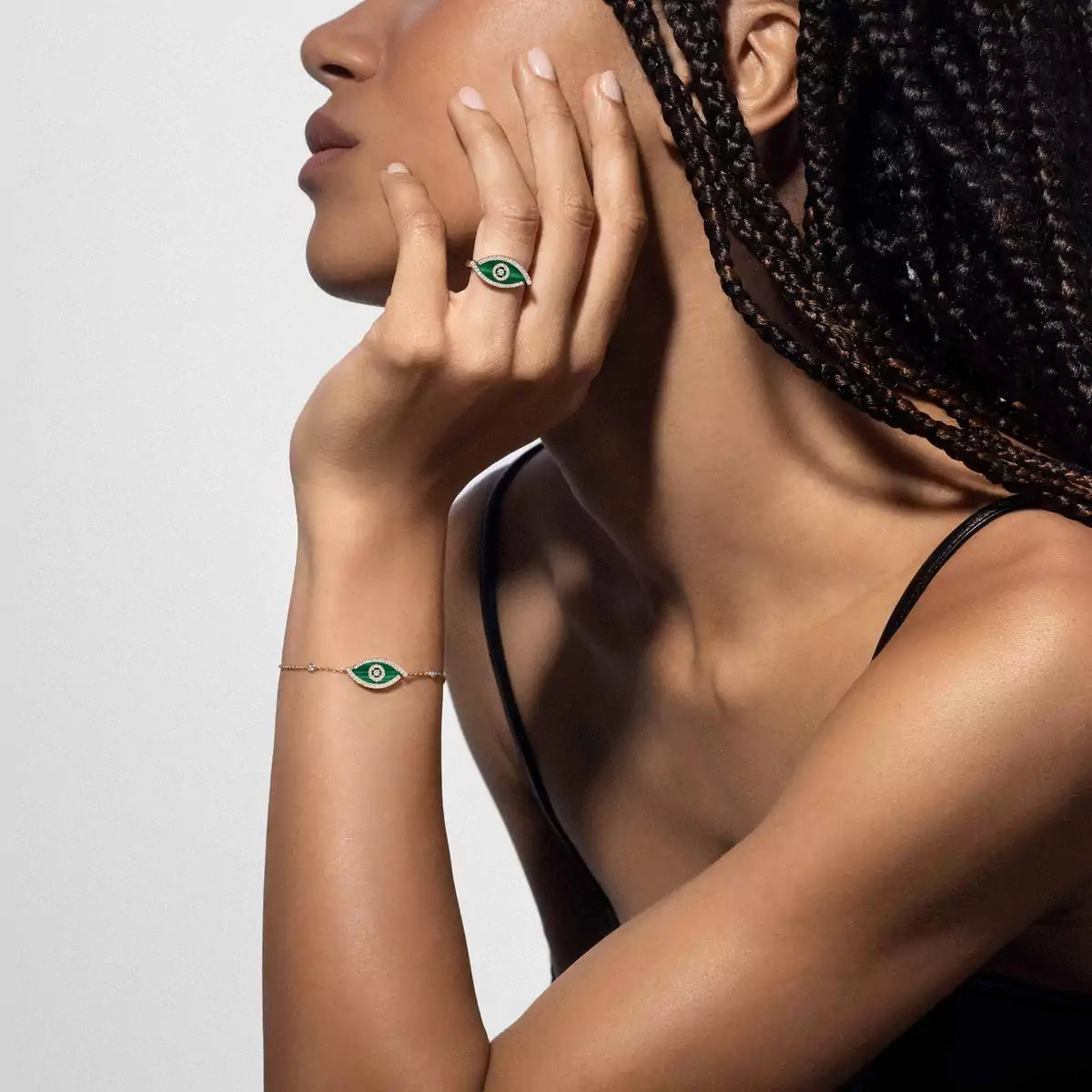 [Dawnora Jewelry]Lucky Eye Diamond Bracelet