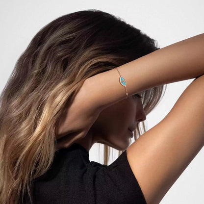 [Dawnora Jewelry]Lucky Eye Diamond Bracelet
