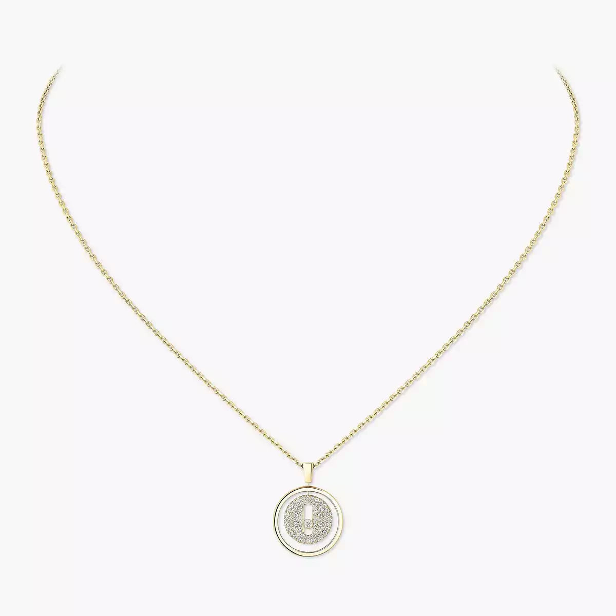 [Dawnora Jewelry] Lucky Move Diamond Necklace