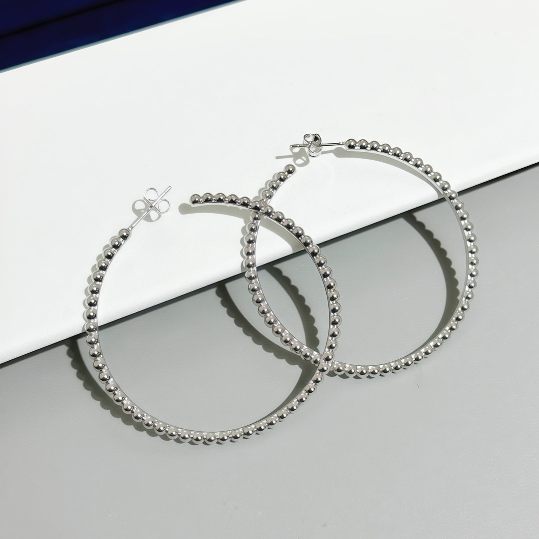 [Dawnora Jewelry] SMOOTH BEAD STUD EARRINGS
