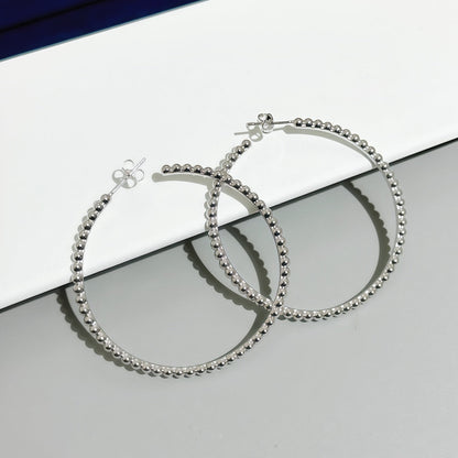 [Dawnora Jewelry] SMOOTH BEAD STUD EARRINGS