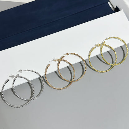 [Dawnora Jewelry] SMOOTH BEAD STUD EARRINGS