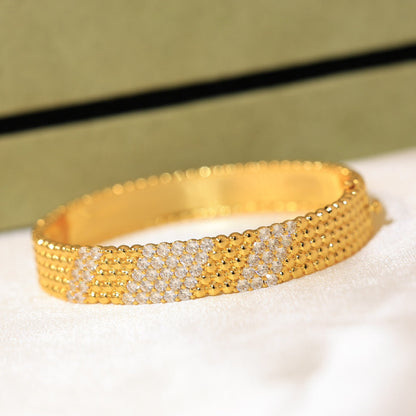 [Dawnora Jewelry]  FIVE-ROW DIAMOND BRACELET