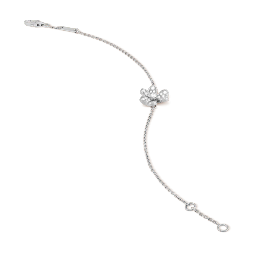 [Dawnora Jewelry]FRIVOLE SILVER FLOWER DIAMOND BRACELET