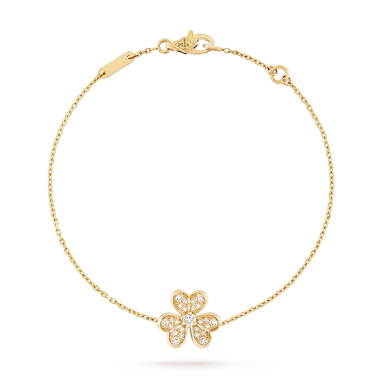 [Dawnora Jewelry]FRIVOLE GOLD FLOWER DIAMOND BRACELET