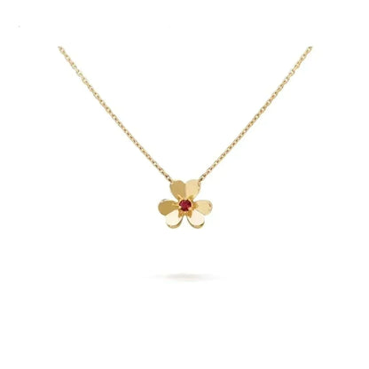 [Dawnora Jewelry]FRIVOLE GOLD FLOWER NECKLACE