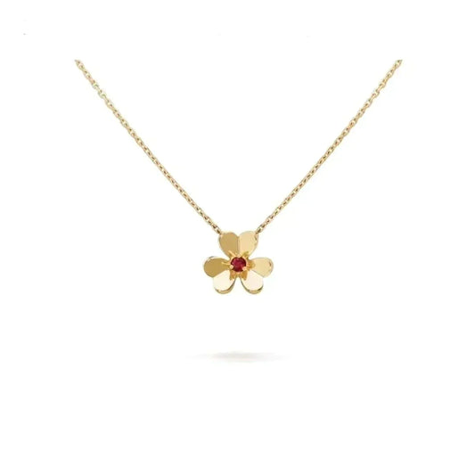 [Dawnora Jewelry]FRIVOLE GOLD FLOWER NECKLACE