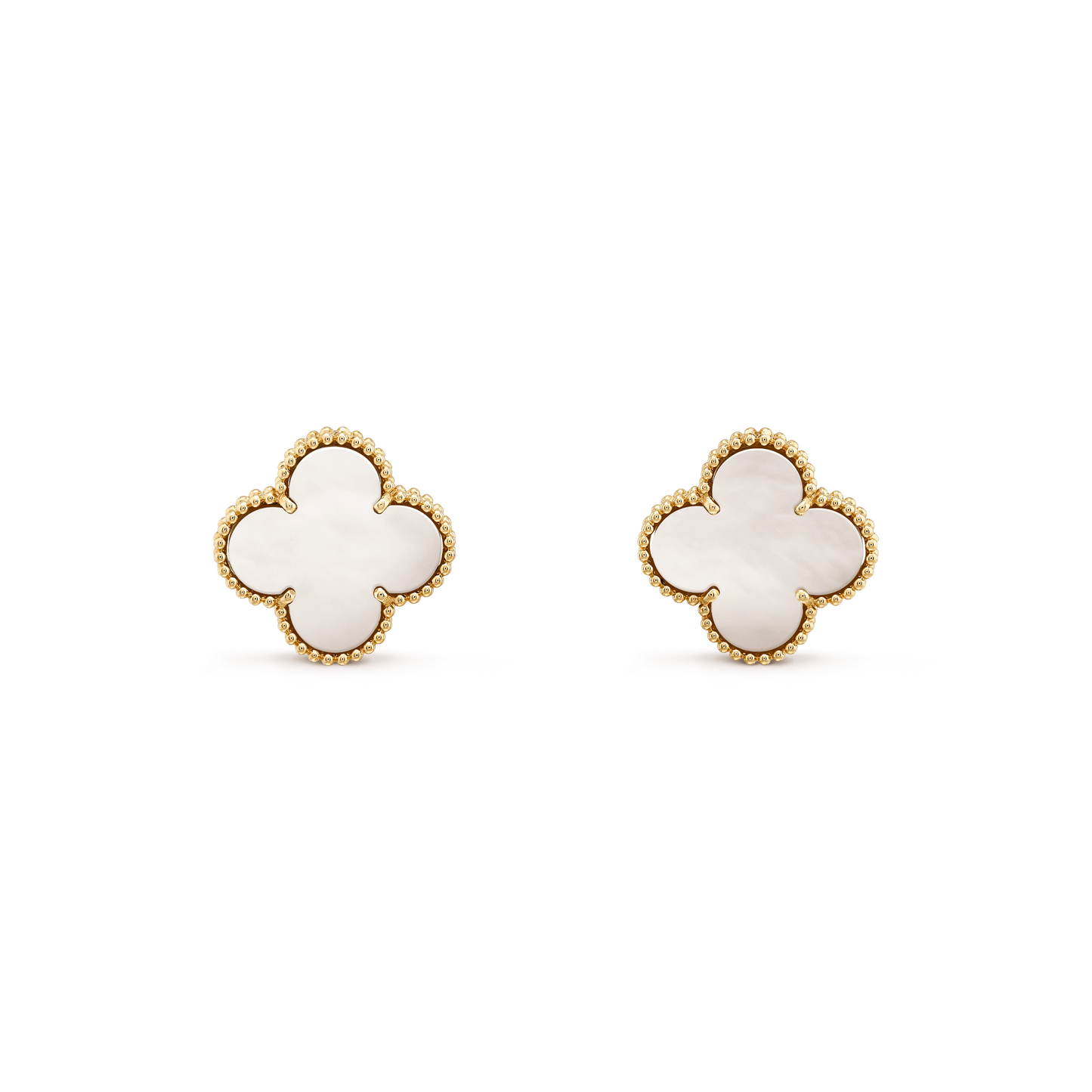 [Dawnora Jewelry]CLOVER MINI GOLD EARRINGS