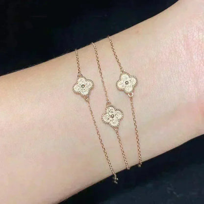 [Dawnora Jewelry]CLOVER SINGLE FLOWER BRACELET