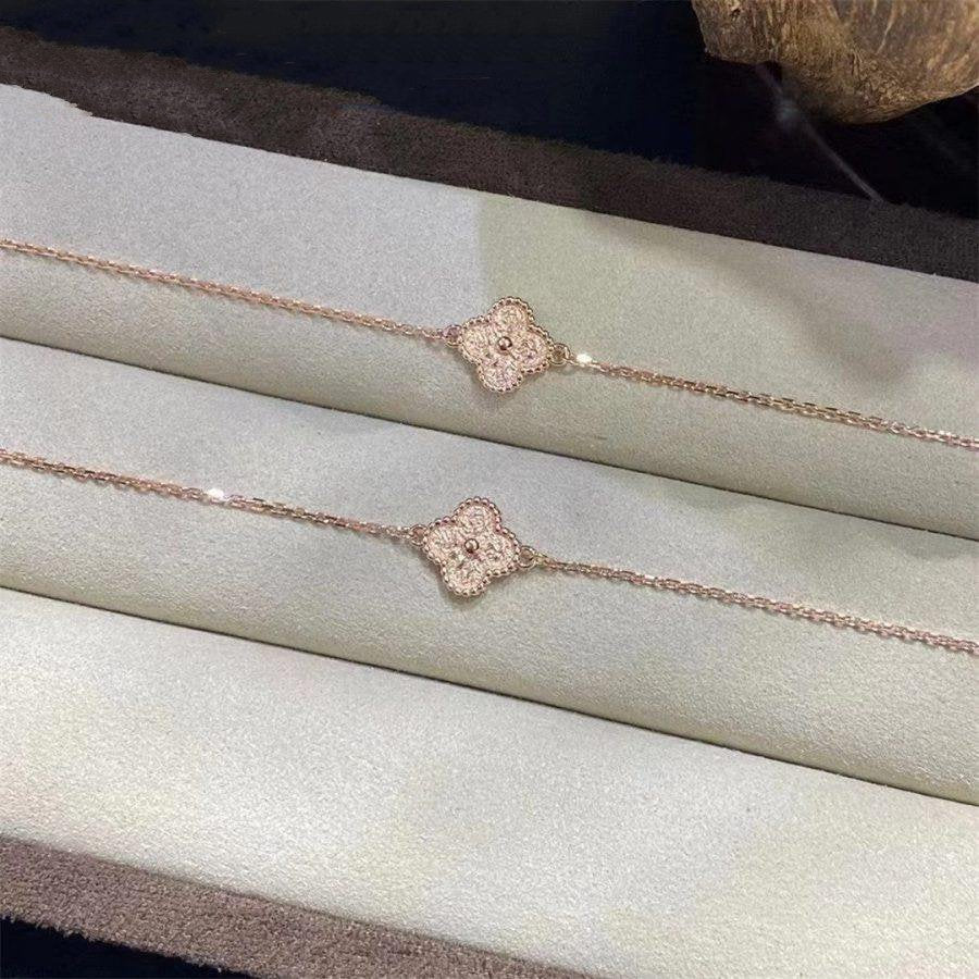 [Dawnora Jewelry]CLOVER SINGLE FLOWER BRACELET