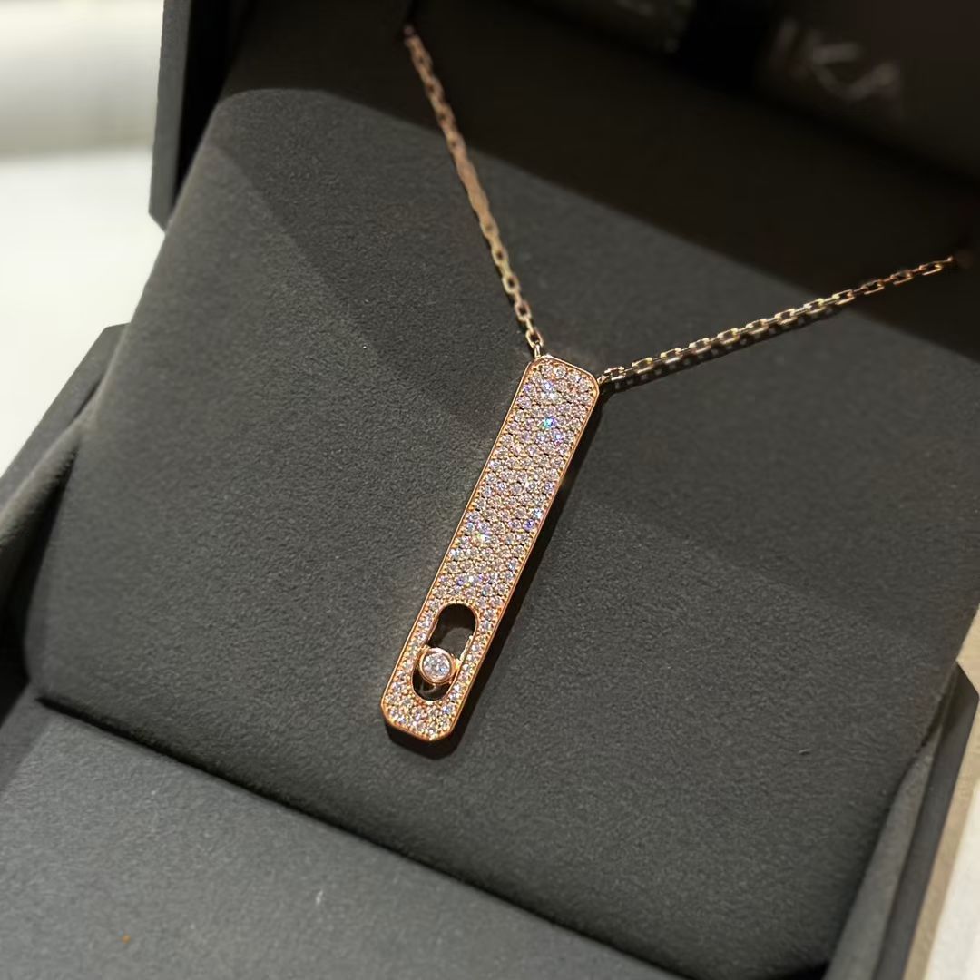 [Dawnora Jewelry]MY FIRST DIAMOND PAVED NECKLACE