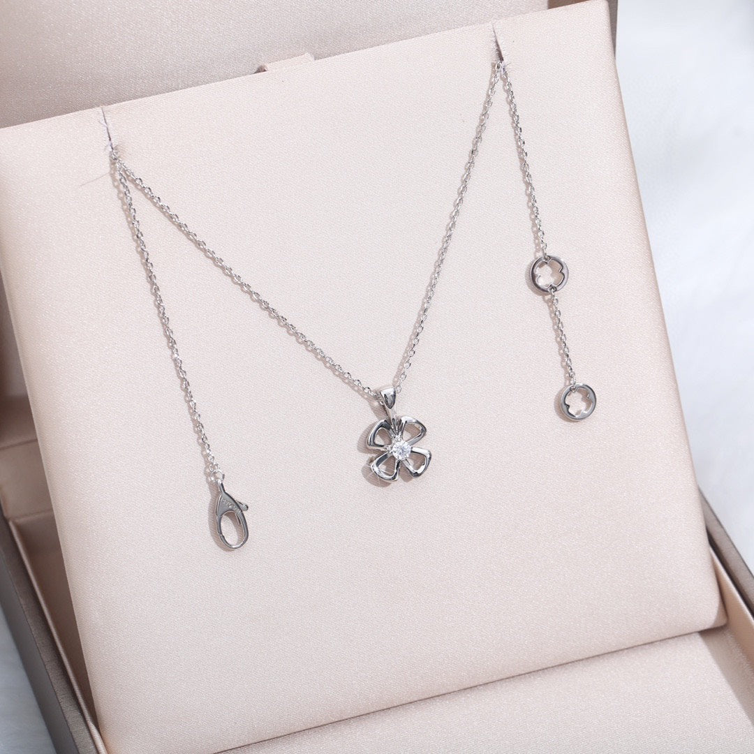 [Dawnora Jewelry]FIOREVER NECKLACE DIAMOND CENTER