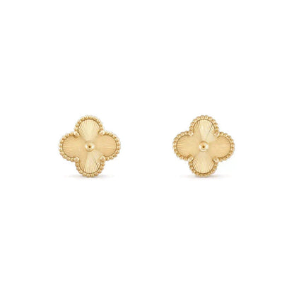 [Dawnora Jewelry]CLOVER MEDIUM 1 MOTIFS LASER EARRINGS